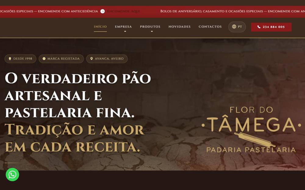 Captura de ecrã — Flor do Tâmega
